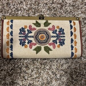 Fossil Multicolor Embroidered Wallet